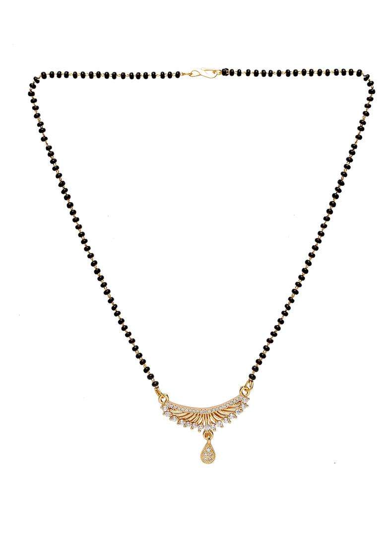 White Brass Mangalsutra - Indya