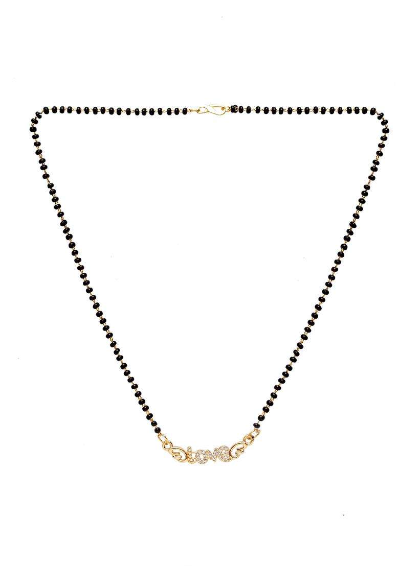 White Brass Mangalsutra - Indya