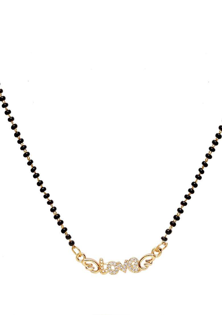 White Brass Mangalsutra - Indya