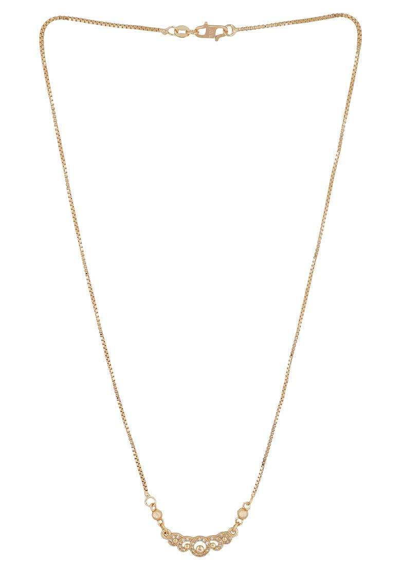 White Brass Mangalsutra - Indya