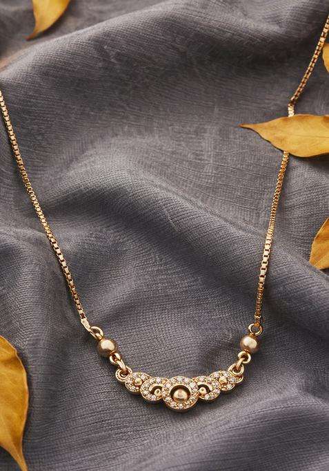 White Brass Mangalsutra