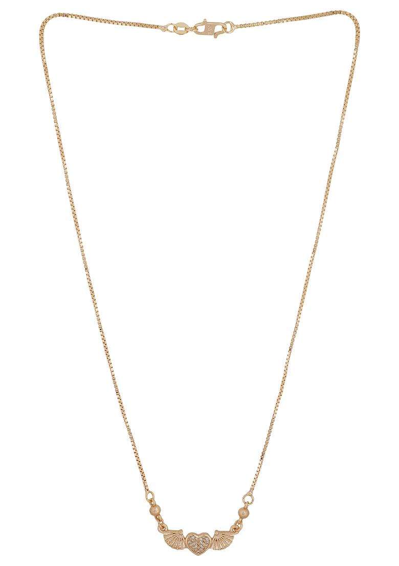 White Brass Mangalsutra - Indya