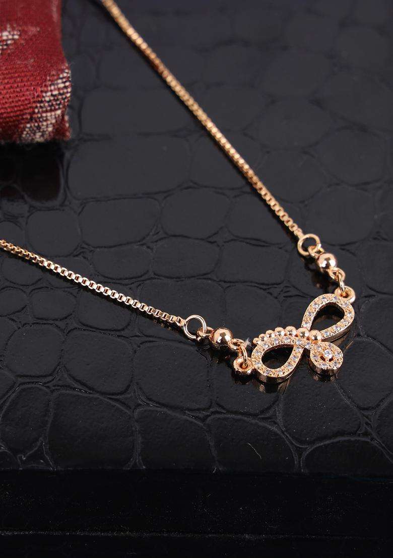 White Brass Mangalsutra - Indya