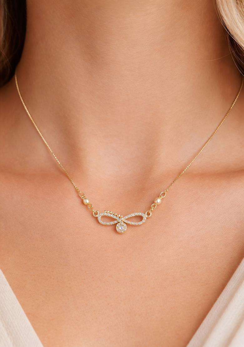 White Brass Mangalsutra - Indya