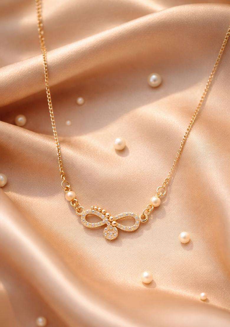 White Brass Mangalsutra - Indya