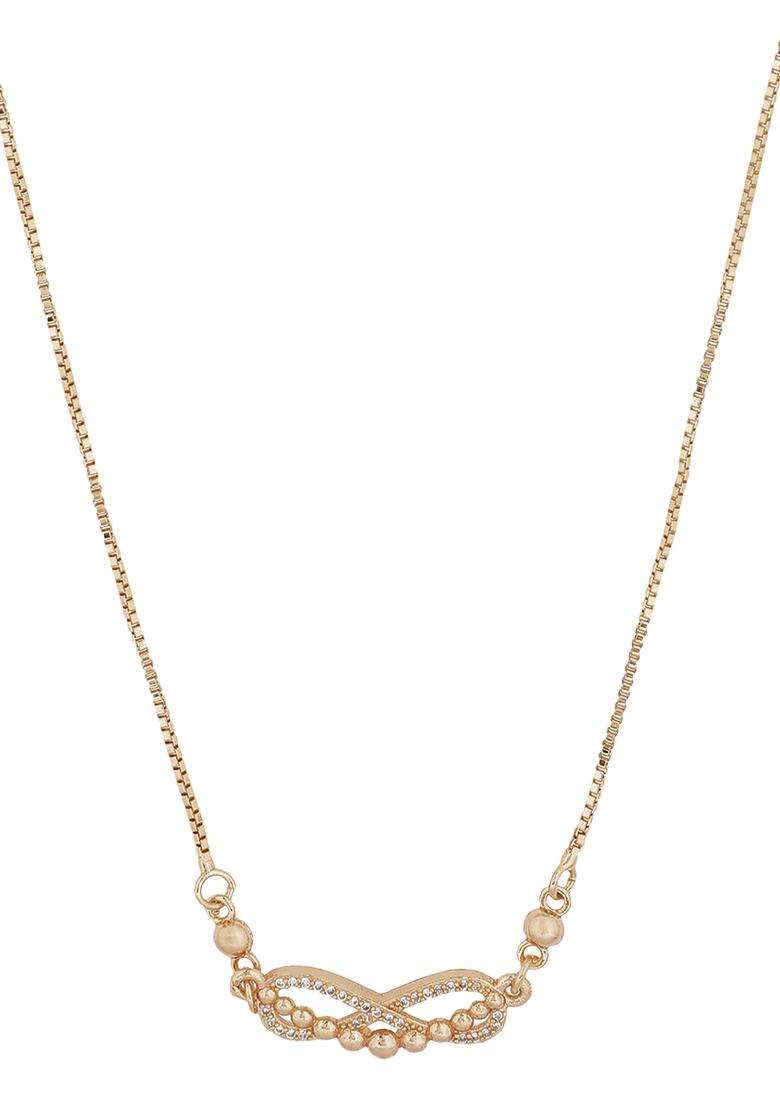 White Brass Mangalsutra - Indya