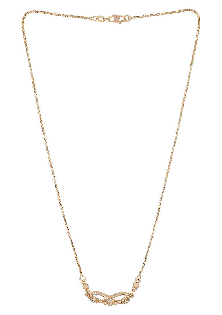 White Brass Mangalsutra - Indya