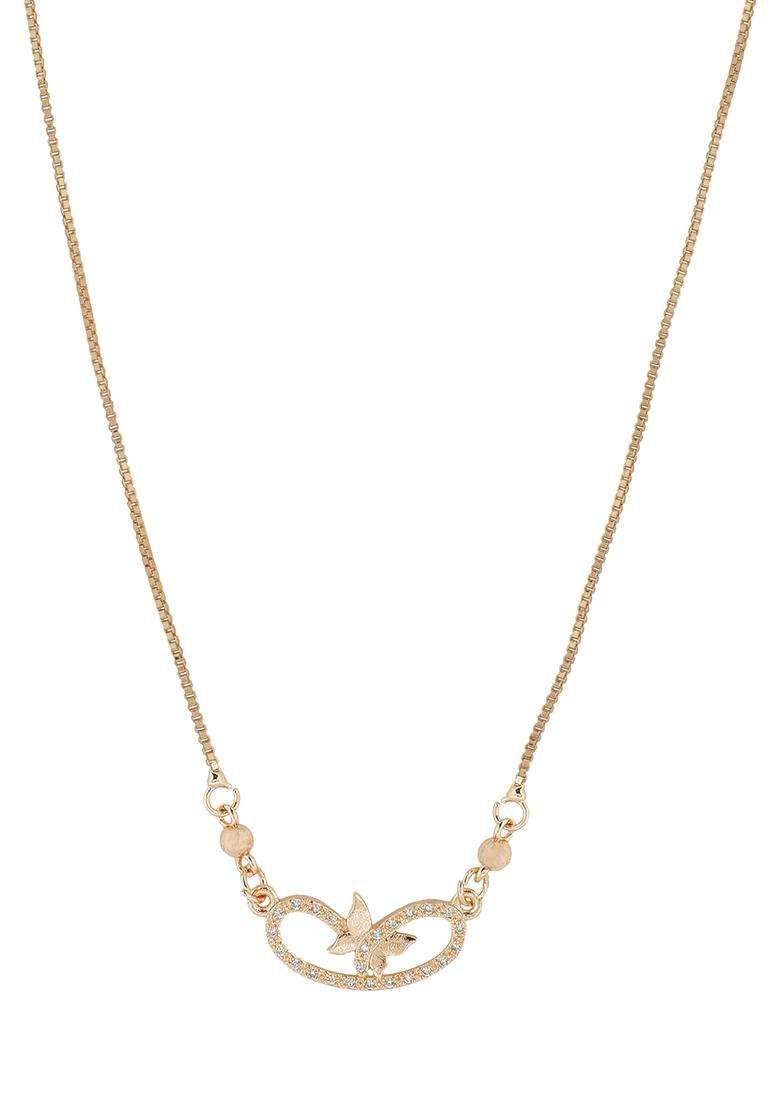 White Brass Mangalsutra - Indya