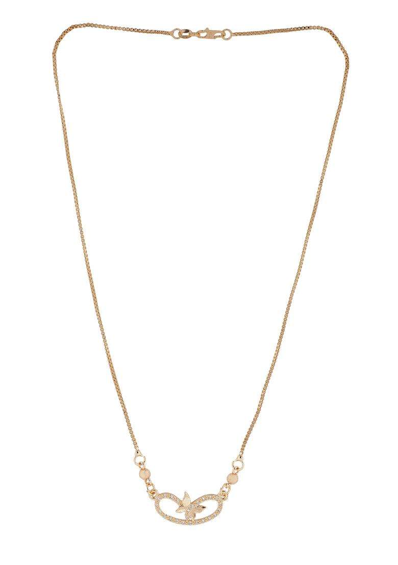 White Brass Mangalsutra - Indya