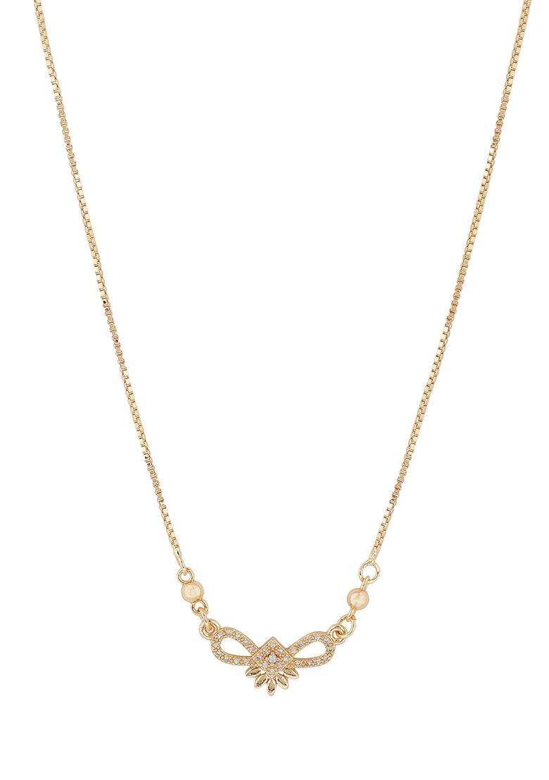 White Brass Mangalsutra - Indya