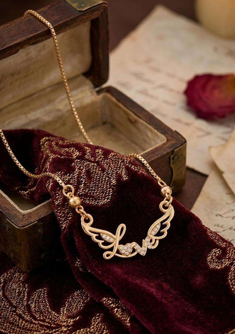 White Brass Mangalsutra - Indya
