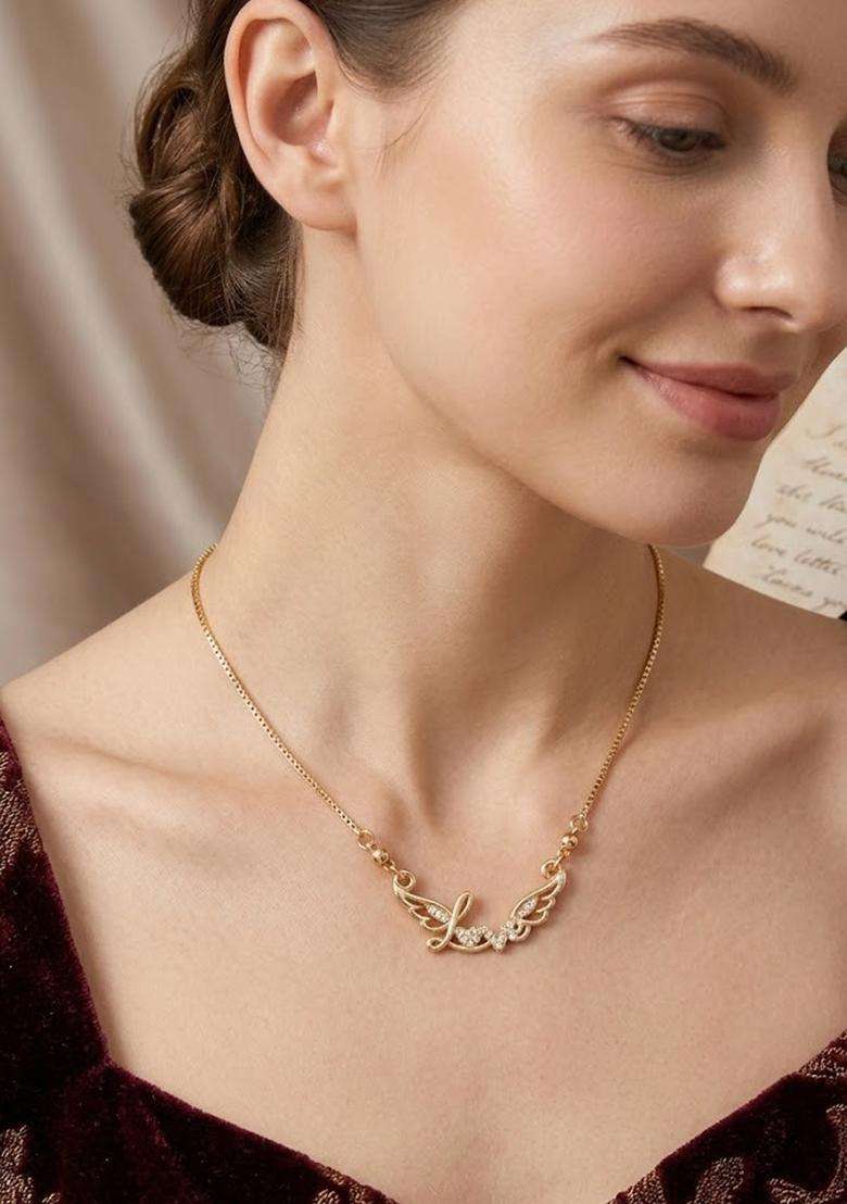 White Brass Mangalsutra - Indya