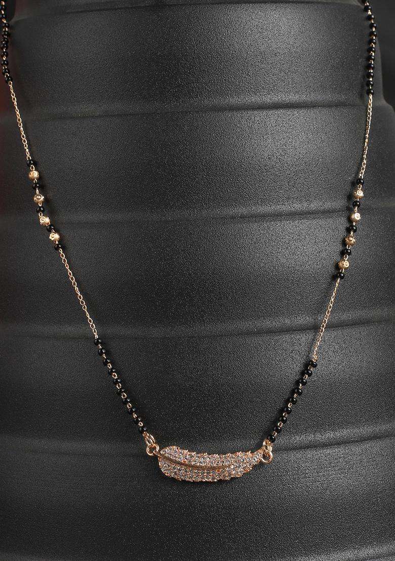 White Brass Mangalsutra - Indya