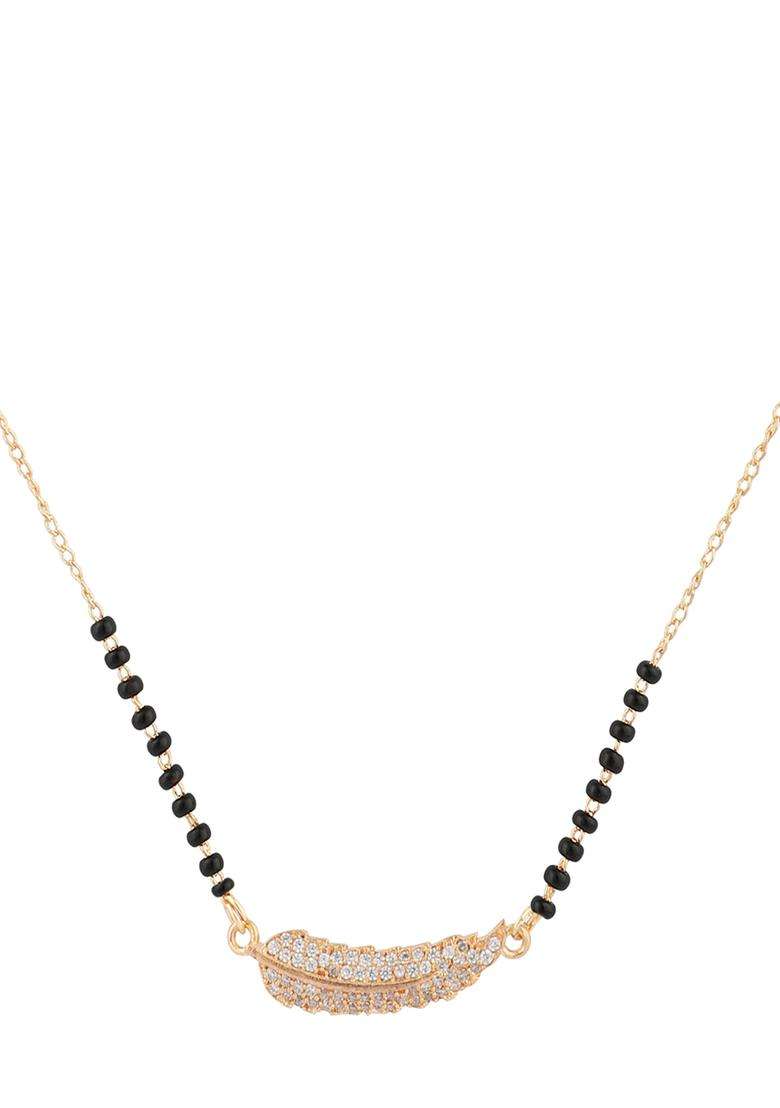 White Brass Mangalsutra - Indya