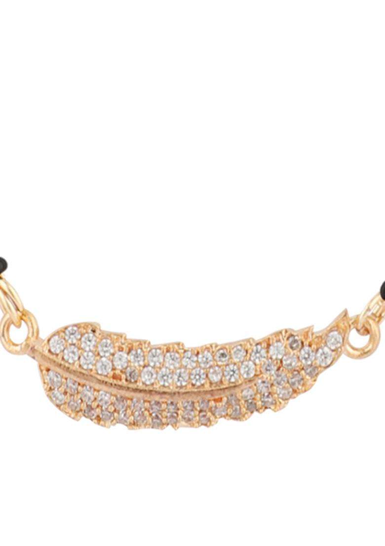 White Brass Mangalsutra - Indya