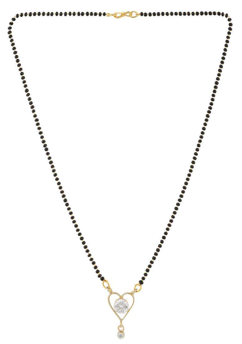 White Brass Mangalsutra - Indya