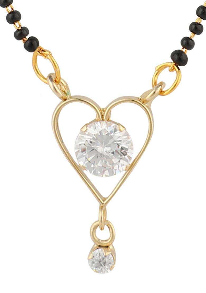 White Brass Mangalsutra - Indya