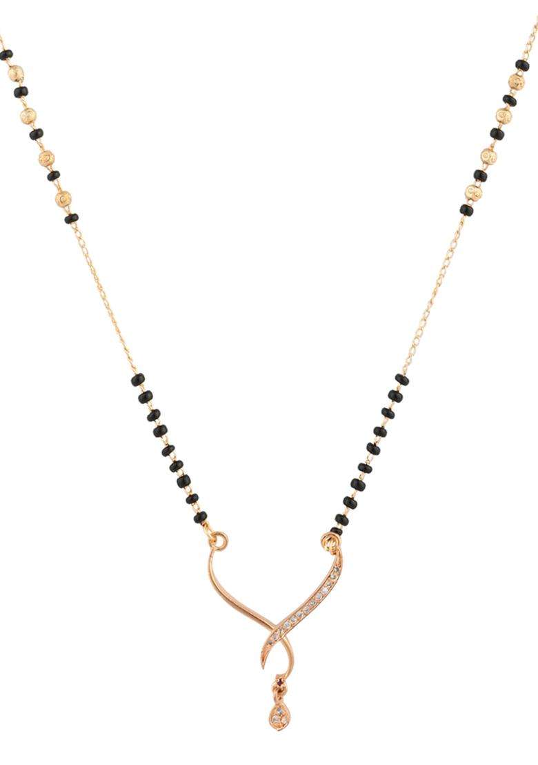 White Brass Mangalsutra - Indya