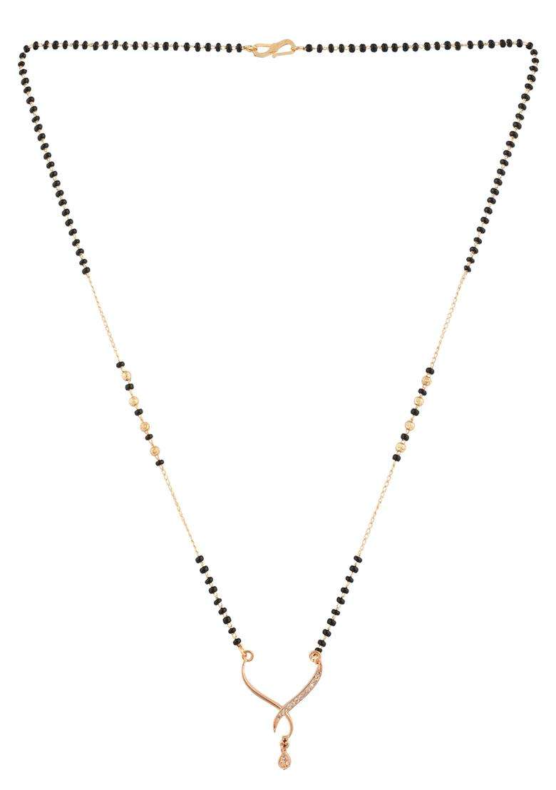White Brass Mangalsutra - Indya