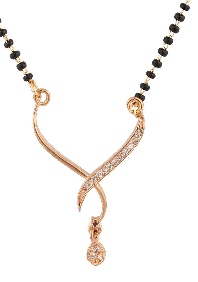 White Brass Mangalsutra - Indya