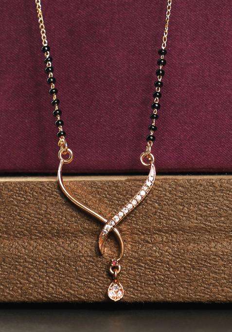 White Brass Mangalsutra