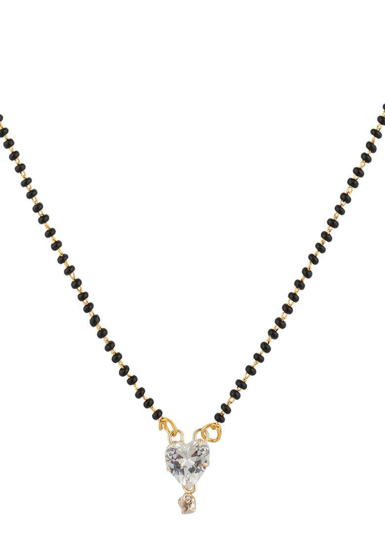 White Brass Mangalsutra - Indya