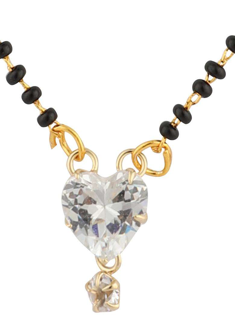 White Brass Mangalsutra - Indya