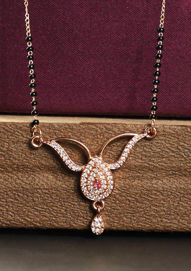 White Brass Mangalsutra - Indya