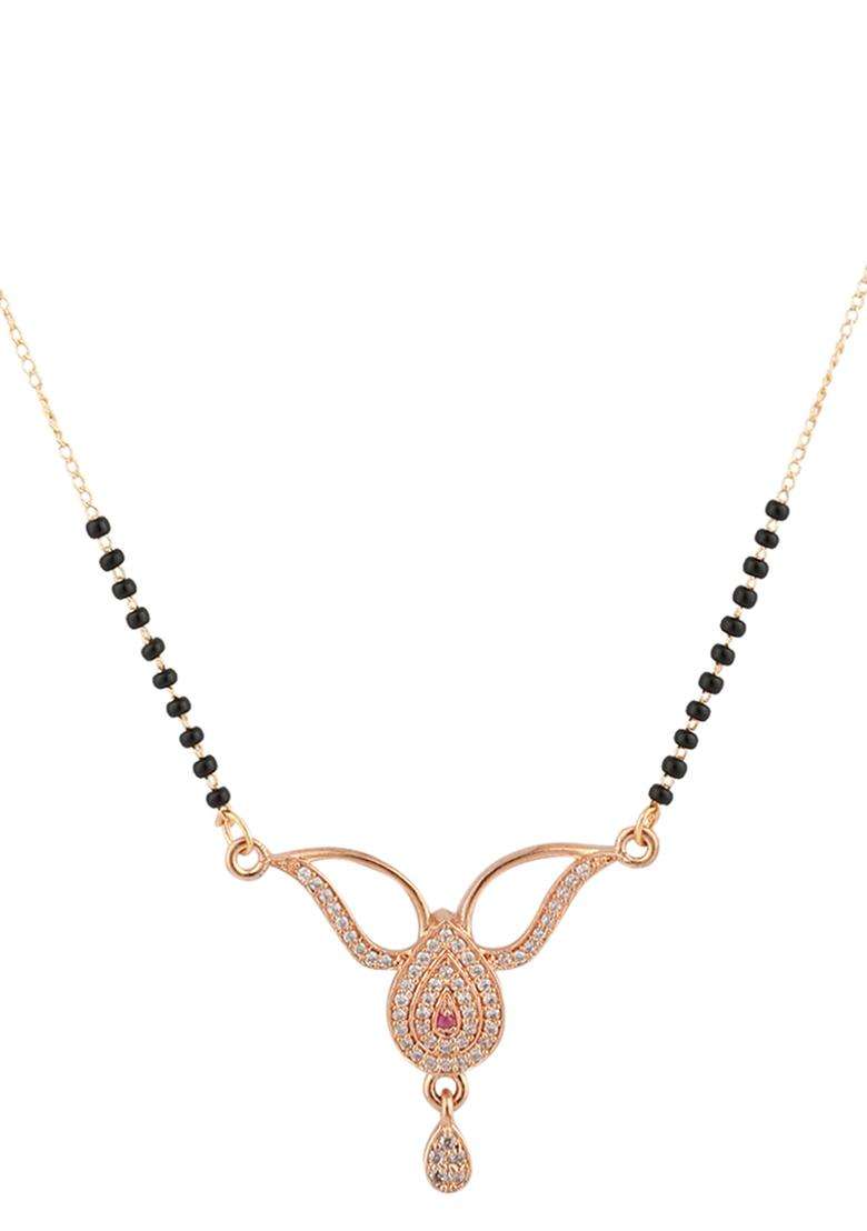 White Brass Mangalsutra - Indya