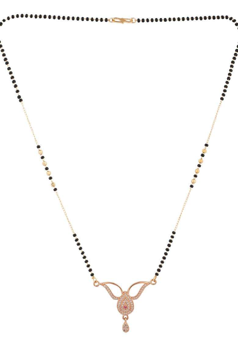 White Brass Mangalsutra - Indya