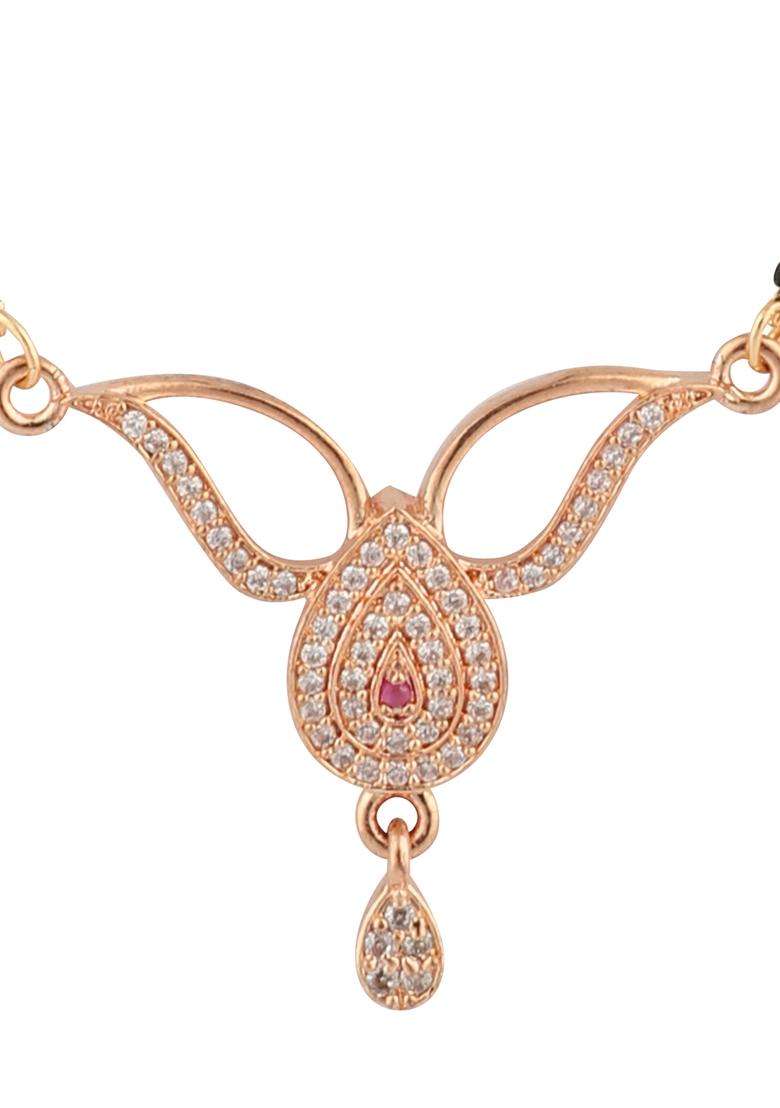 White Brass Mangalsutra - Indya