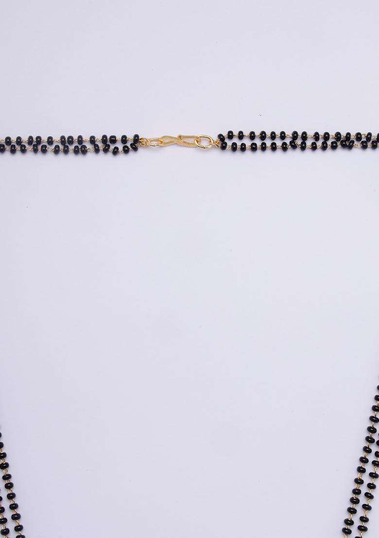 Golden Brass Mangalsutra - Indya