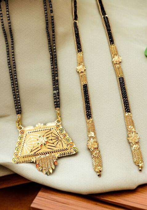 Golden Brass Mangalsutra