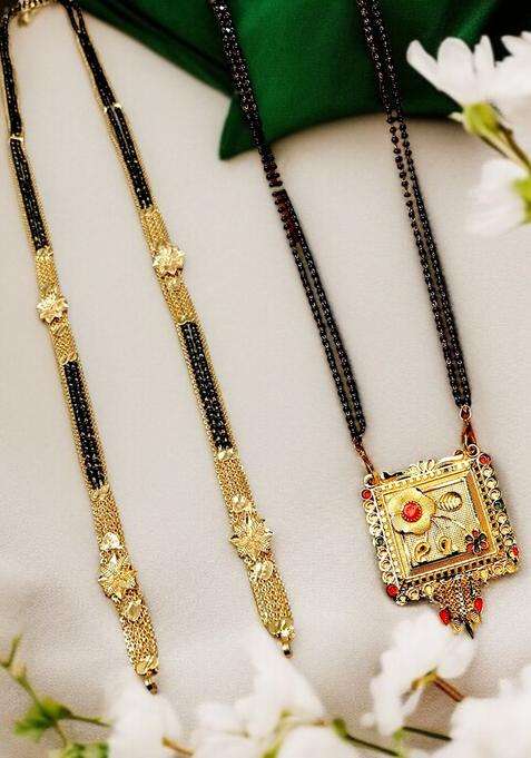Golden Brass Mangalsutra