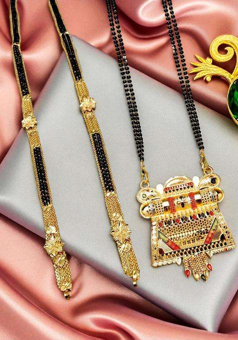 Golden Brass Mangalsutra