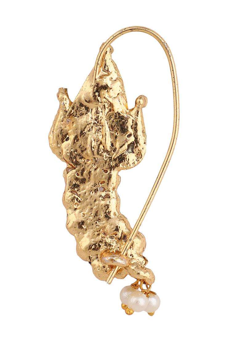 Multicolor Brass Nath - Indya