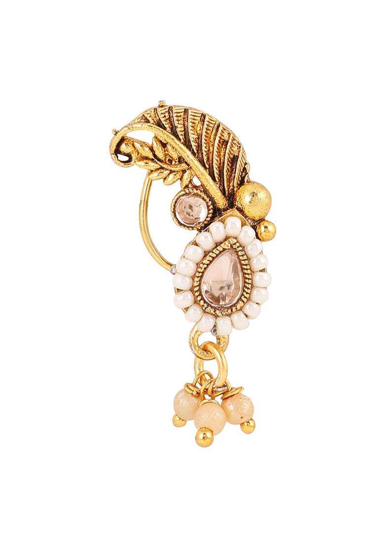 Golden Brass Nath - Indya