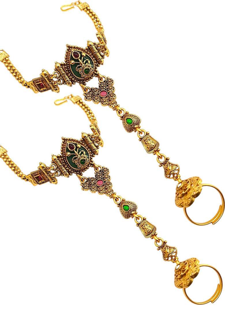 Golden Alloy Hath Phool - Indya
