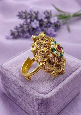 Golden Alloy Ring
