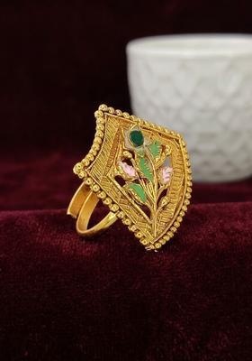 Golden Alloy Ring