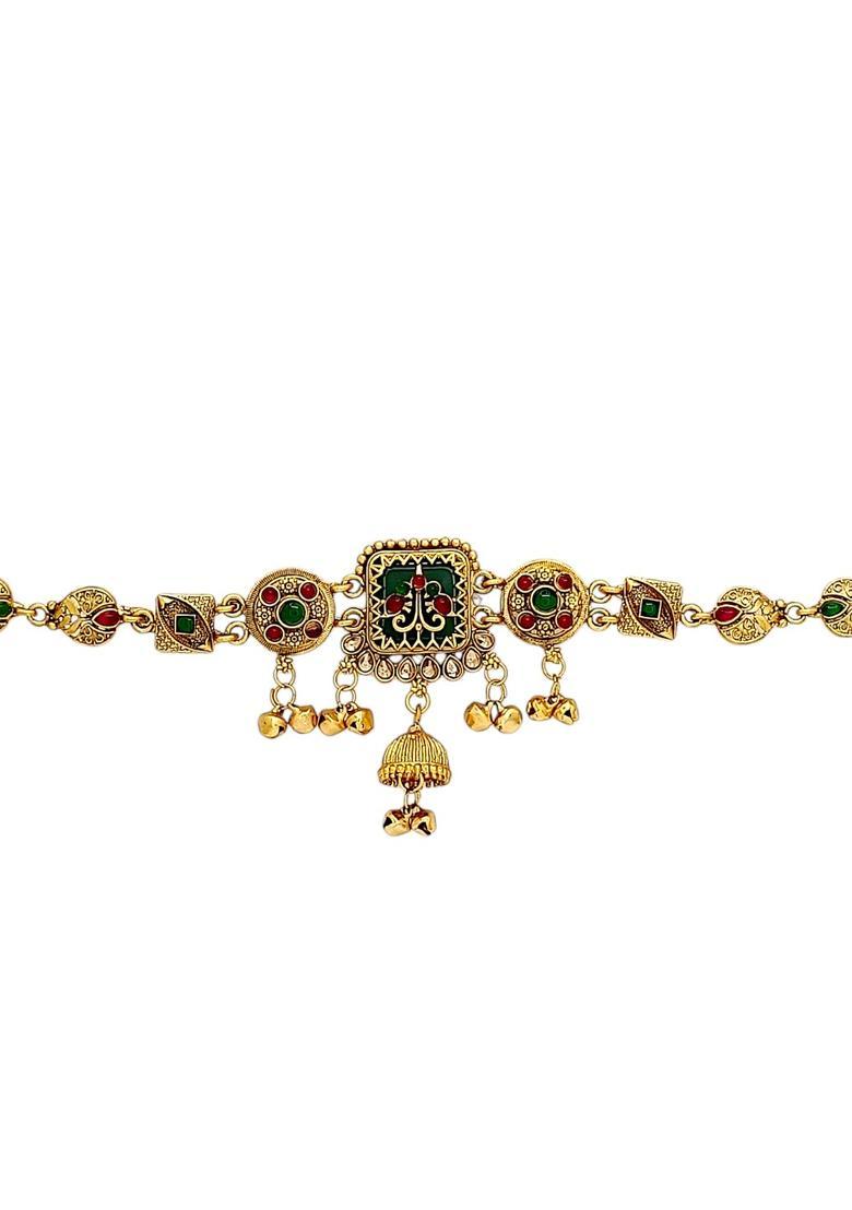 Golden Alloy Kamarbandh - Indya