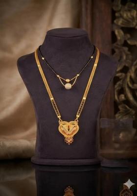 Golden Alloy Mangalsutra Set