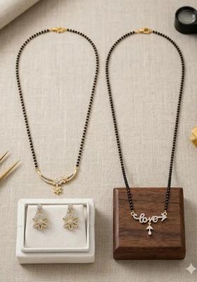Golden Alloy Mangalsutra Set