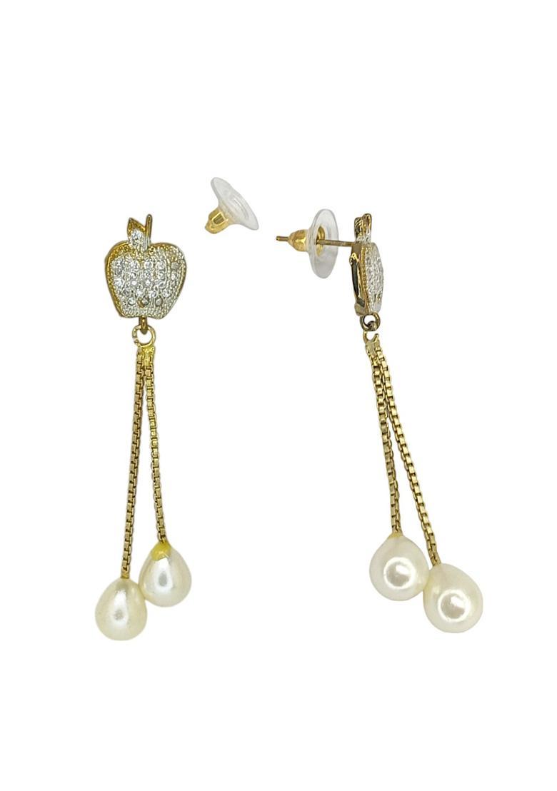 Golden Alloy Mangalsutra Set - Indya