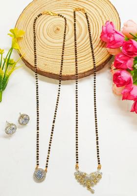 Golden Alloy Mangalsutra Set