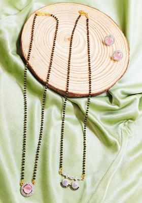 Golden Alloy Mangalsutra Set