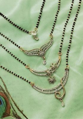Golden Alloy Mangalsutra Set