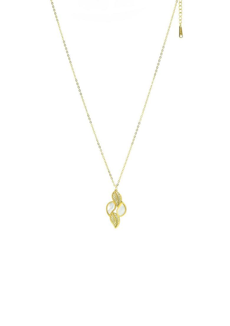 Golden Alloy Pendant - Indya