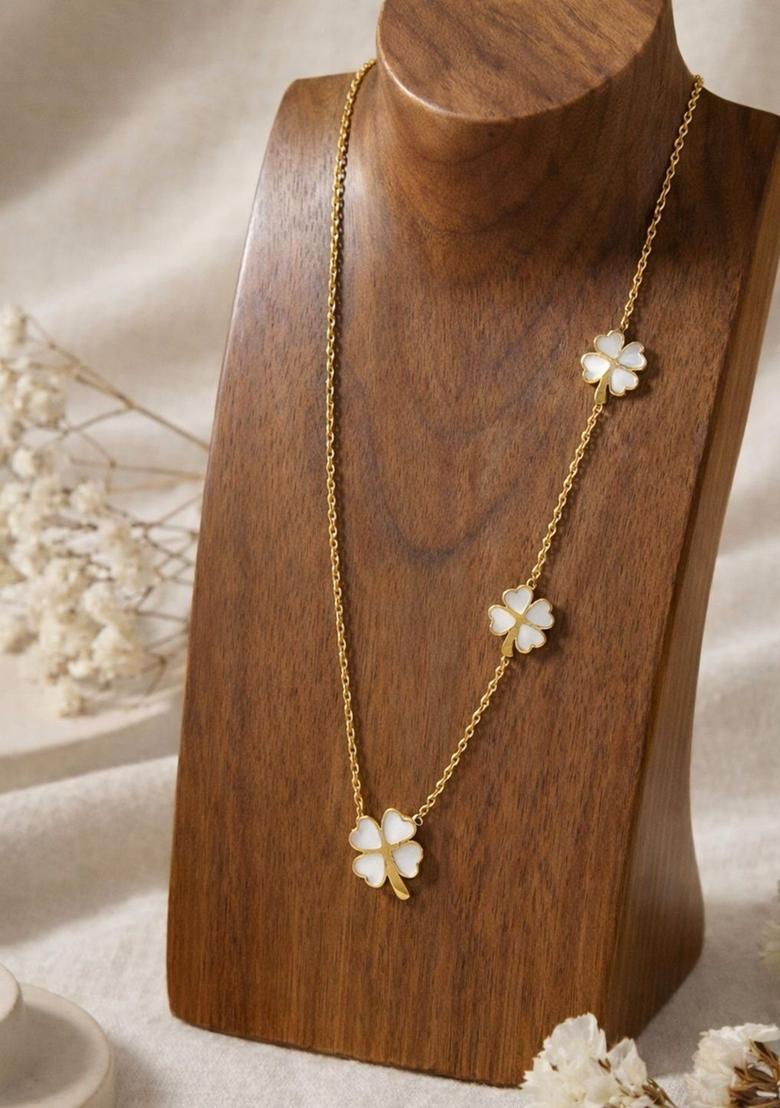 Golden Alloy Pendant - Indya