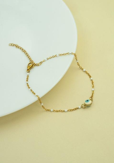 Golden Alloy Anklet